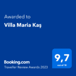 Villa Maria Kas Booking Award 2023