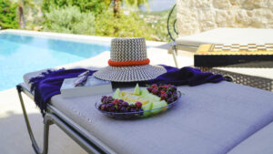 Relaxing at the pool view of Villa Maria Kas