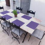 Outdoor dining table